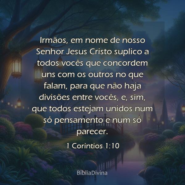 1 Coríntios 1:10