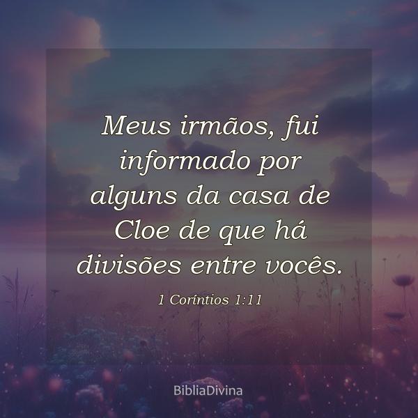 1 Coríntios 1:11