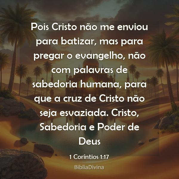 1 Coríntios 1:17