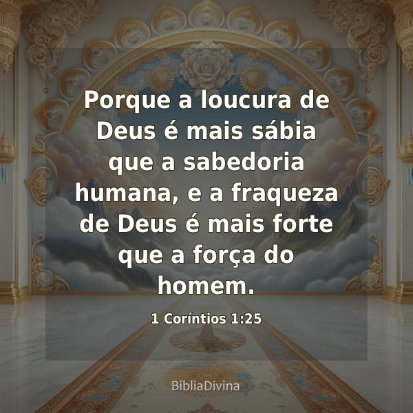 1 Coríntios 1:25