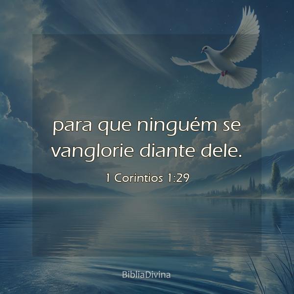 1 Coríntios 1:29