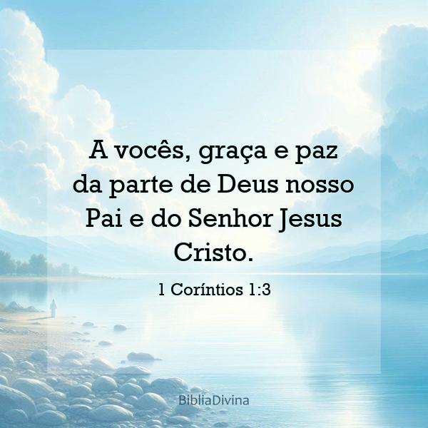 1 Coríntios 1:3