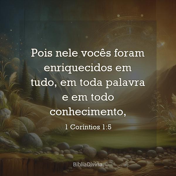 1 Coríntios 1:5