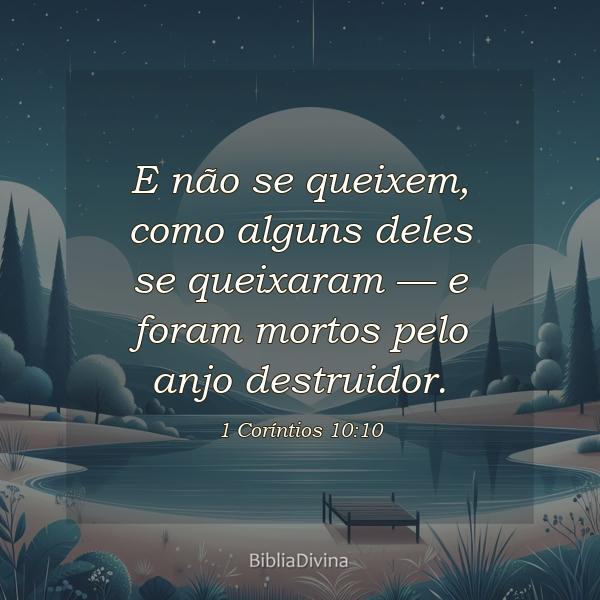 1 Coríntios 10:10