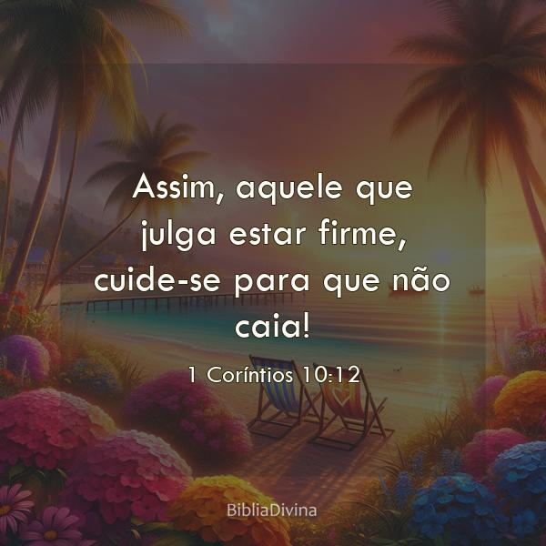 1 Coríntios 10:12