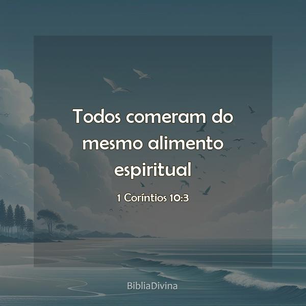 1 Coríntios 10:3