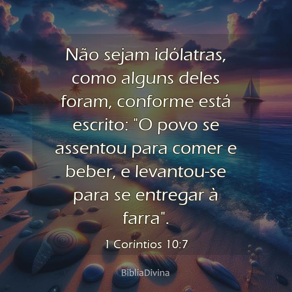 1 Coríntios 10:7