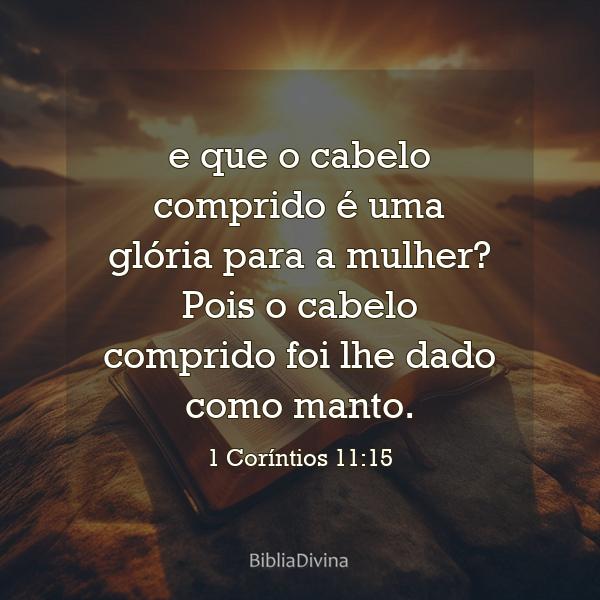 1 Coríntios 11:15