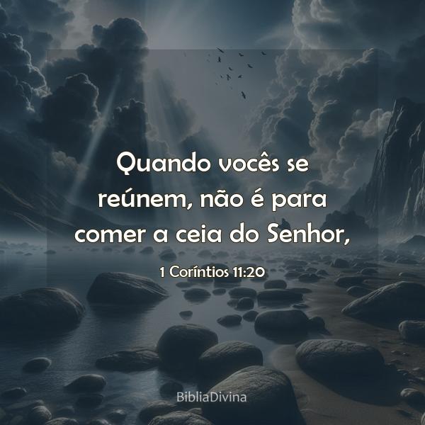 1 Coríntios 11:20