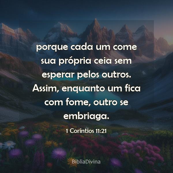 1 Coríntios 11:21