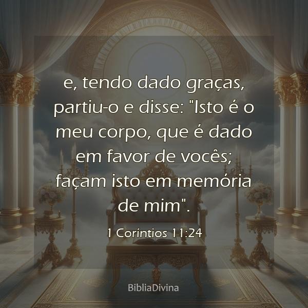 1 Coríntios 11:24