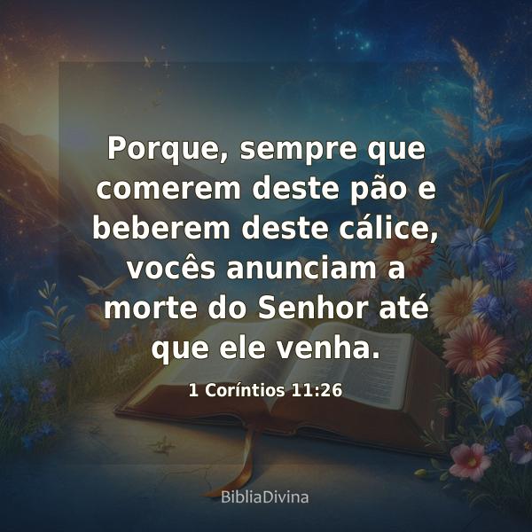 1 Coríntios 11:26