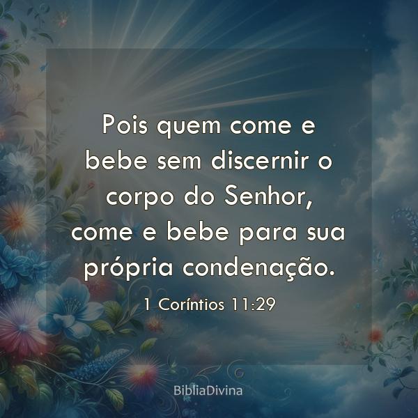 1 Coríntios 11:29