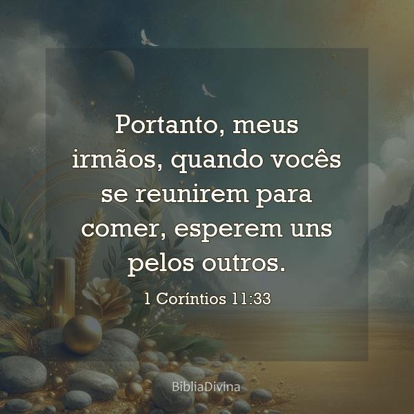 1 Coríntios 11:33