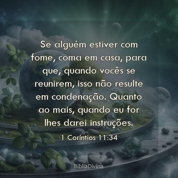 1 Coríntios 11:34