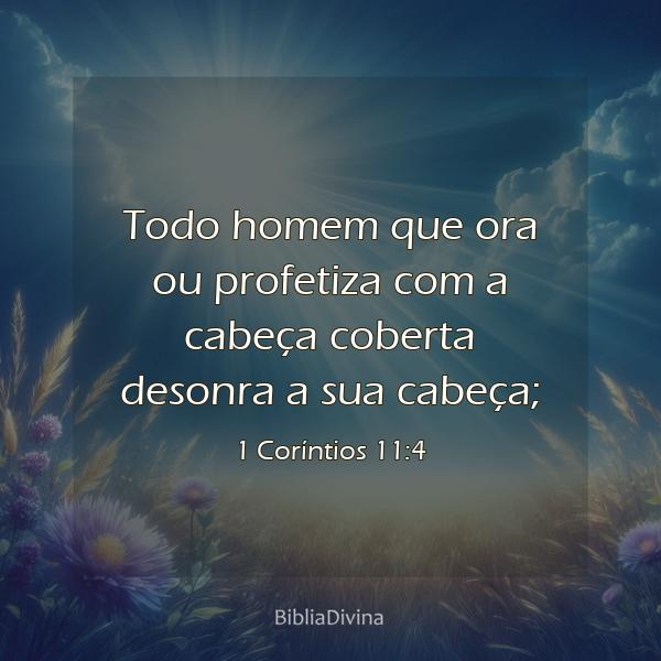 1 Coríntios 11:4