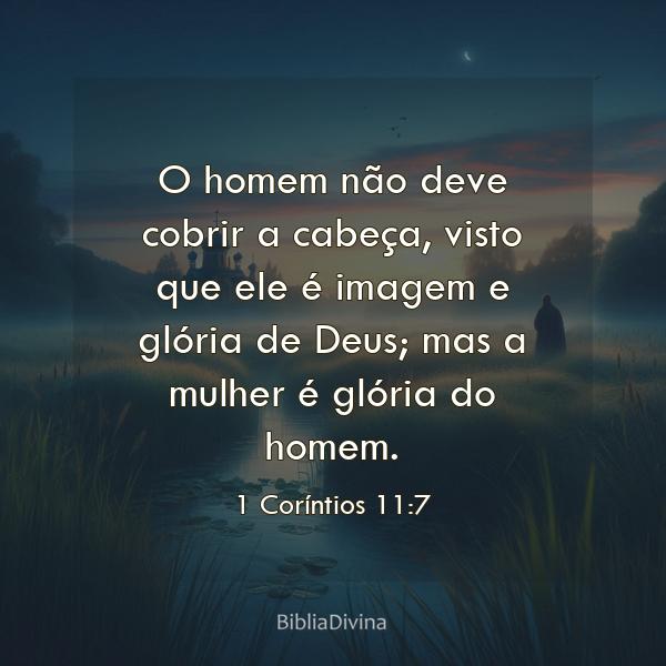 1 Coríntios 11:7