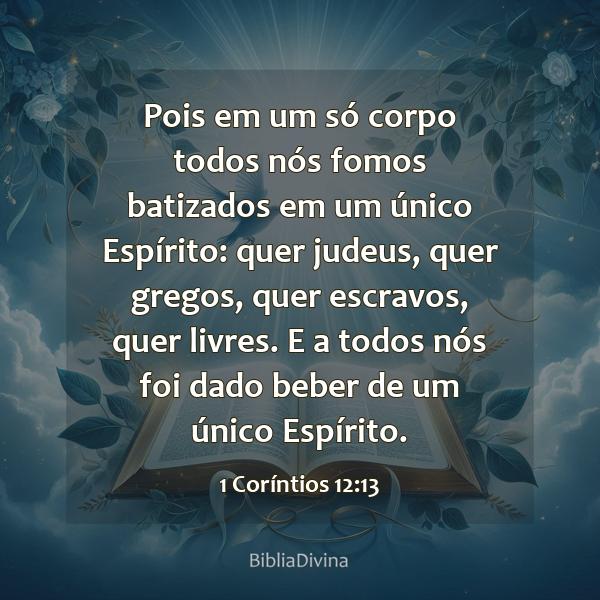 1 Coríntios 12:13