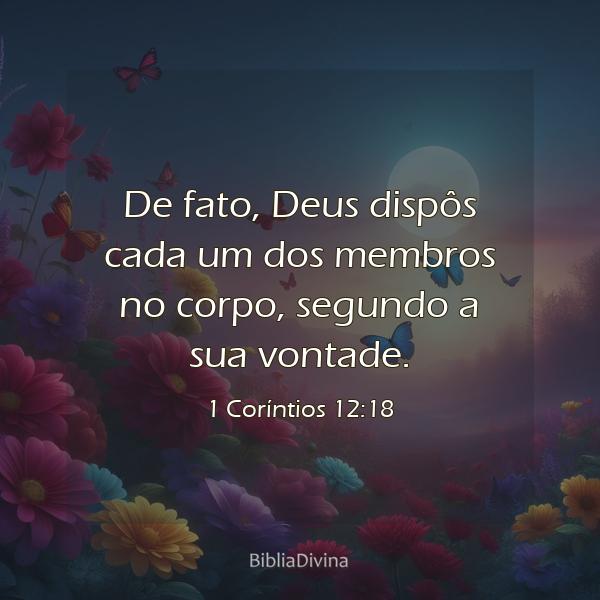 1 Coríntios 12:18