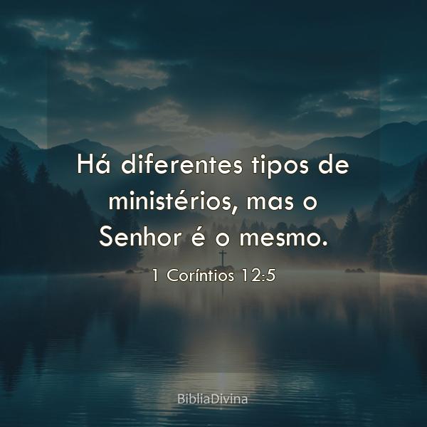 1 Coríntios 12:5