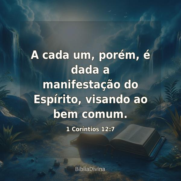 1 Coríntios 12:7