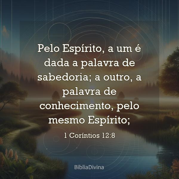 1 Coríntios 12:8