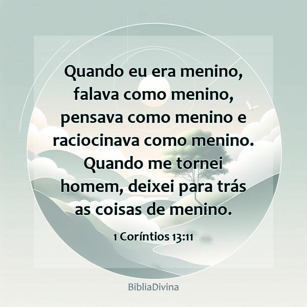 1 Coríntios 13:11