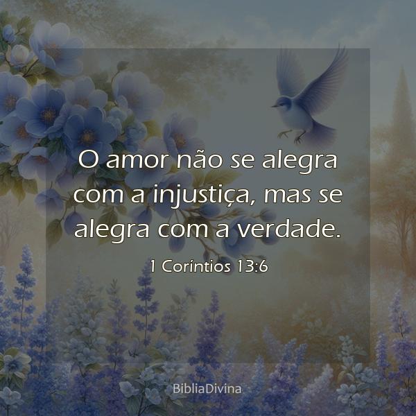 1 Coríntios 13:6