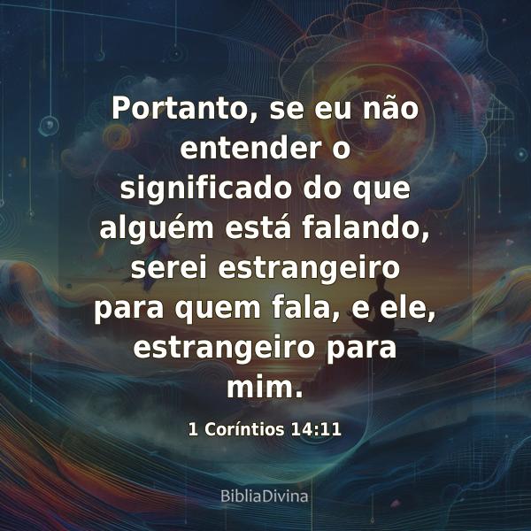 1 Coríntios 14:11