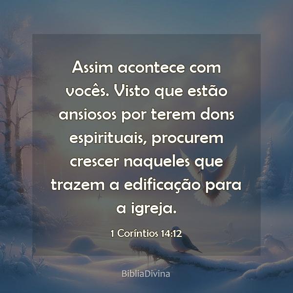 1 Coríntios 14:12