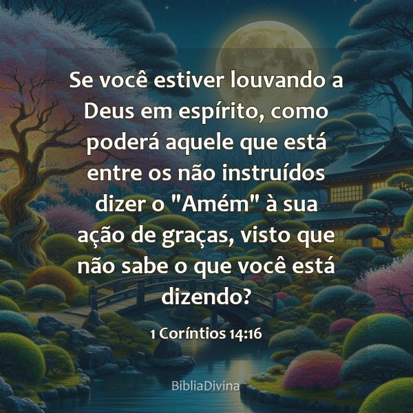 1 Coríntios 14:16