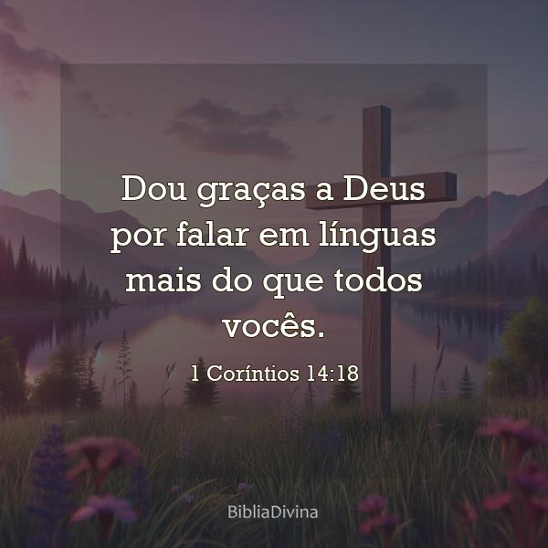 1 Coríntios 14:18