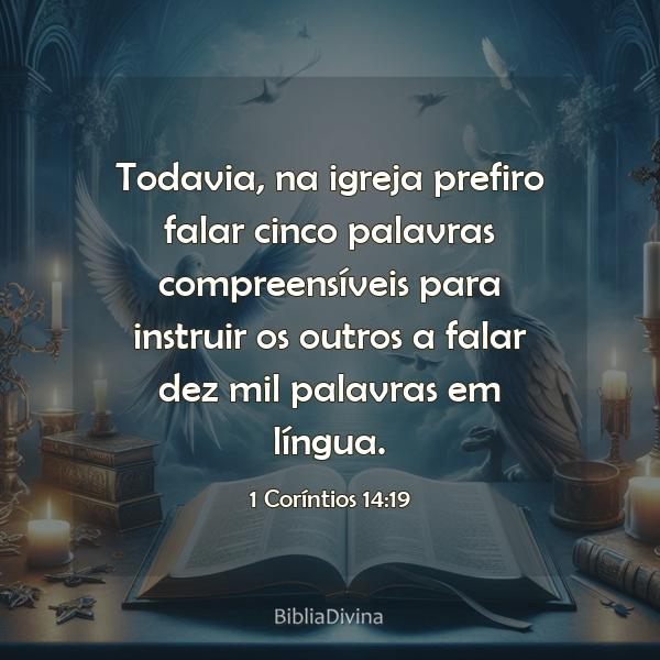 1 Coríntios 14:19