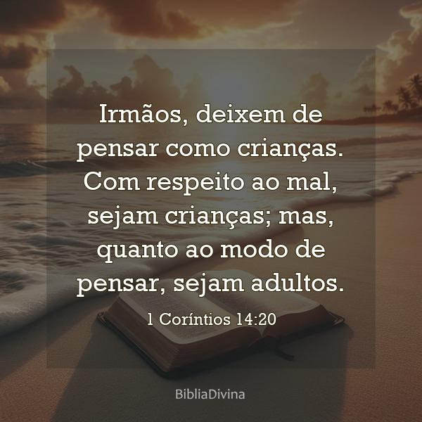 1 Coríntios 14:20