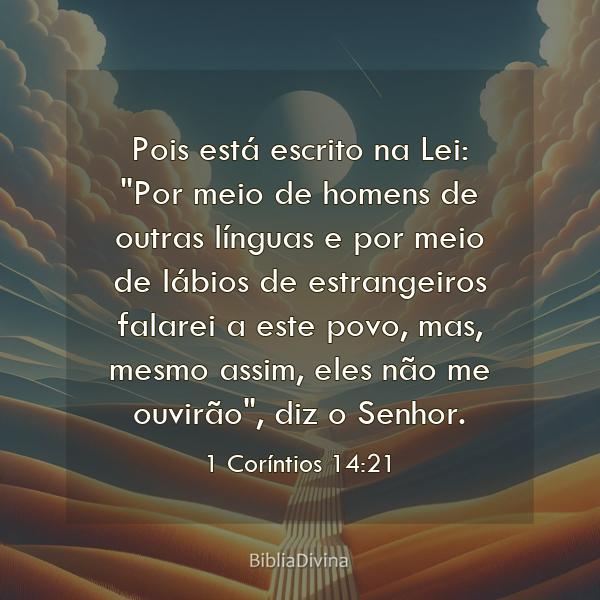 1 Coríntios 14:21