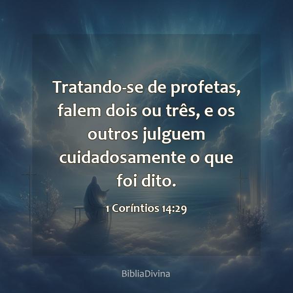 1 Coríntios 14:29