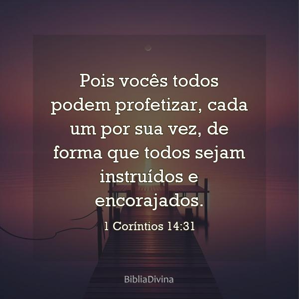 1 Coríntios 14:31