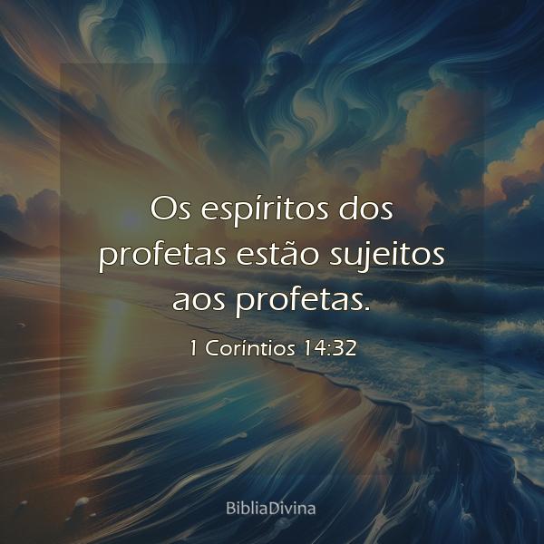 1 Coríntios 14:32