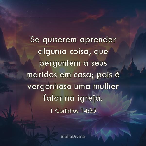 1 Coríntios 14:35