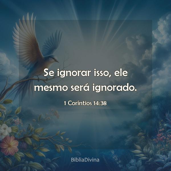 1 Coríntios 14:38