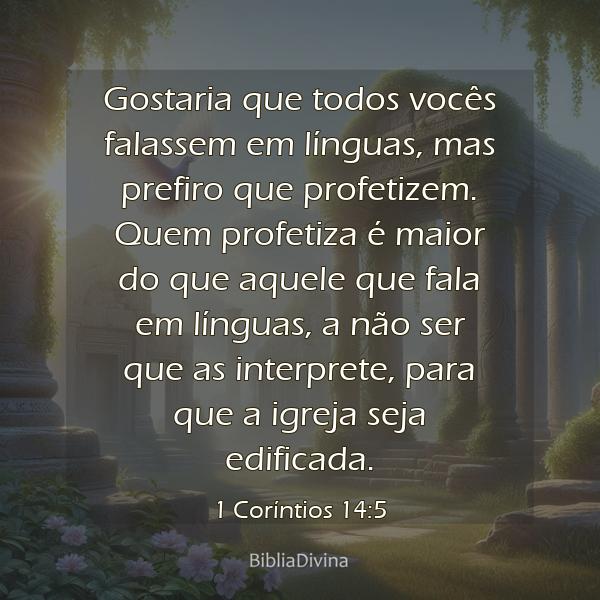 1 Coríntios 14:5