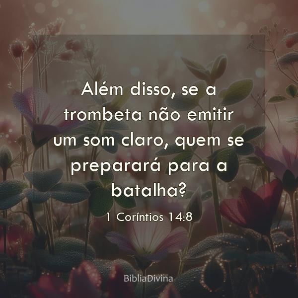 1 Coríntios 14:8