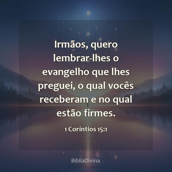 1 Coríntios 15:1