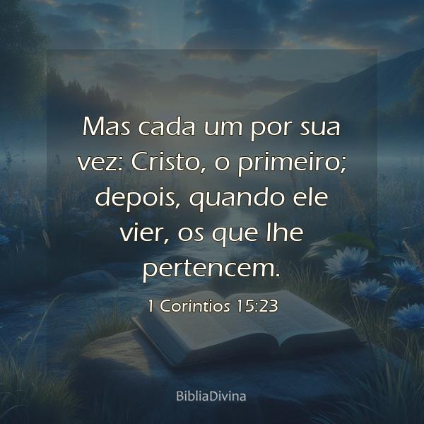 1 Coríntios 15:23