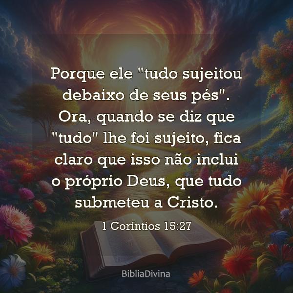 1 Coríntios 15:27