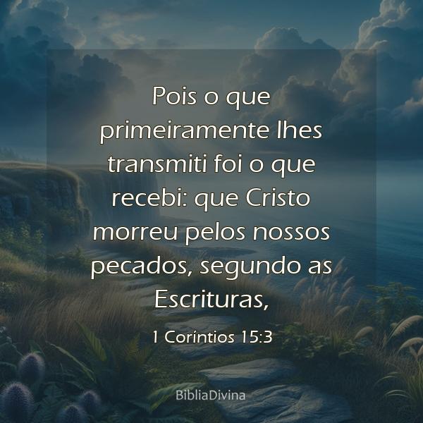 1 Coríntios 15:3