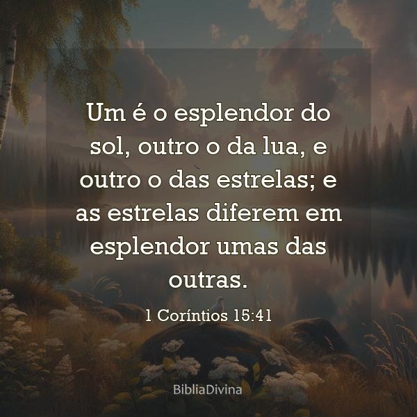 1 Coríntios 15:41