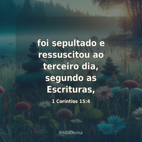 1 Coríntios 15:4