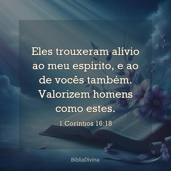 1 Coríntios 16:18