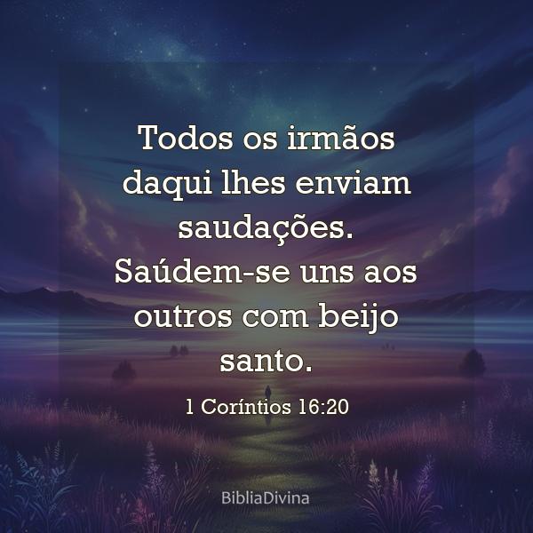 1 Coríntios 16:20